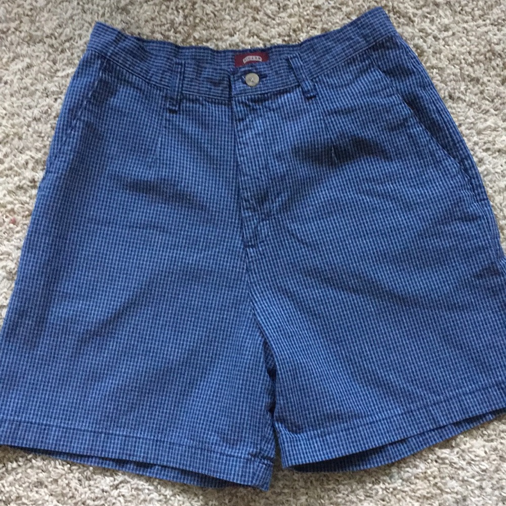 Blue plate shorts sz 10 M RIDERS